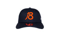 QB18 New Era 9Seventy Perforated Snapback - Navy 3D Orange logo